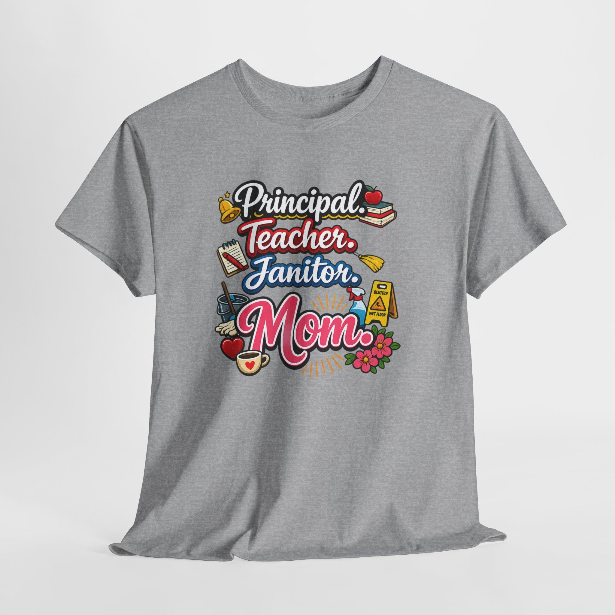 Homeschool Mom T-Shirt — 'Homeschooling Mom Who Does It All'