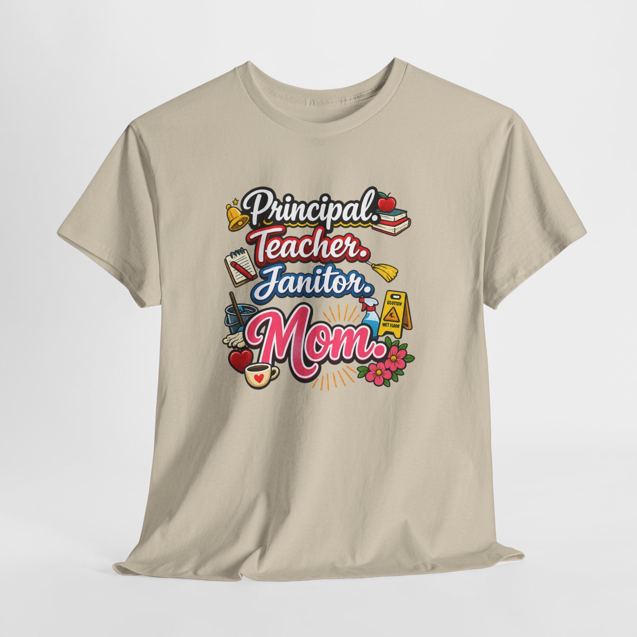 Homeschool Mom T-Shirt — 'Homeschooling Mom Who Does It All'