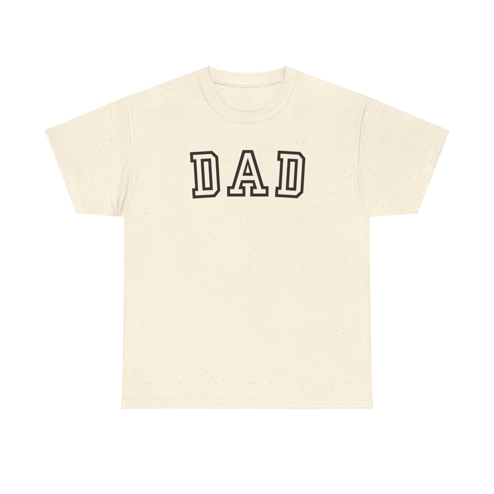 Dad Varsity Tee — Classic Lettering Father's Day T-Shirt