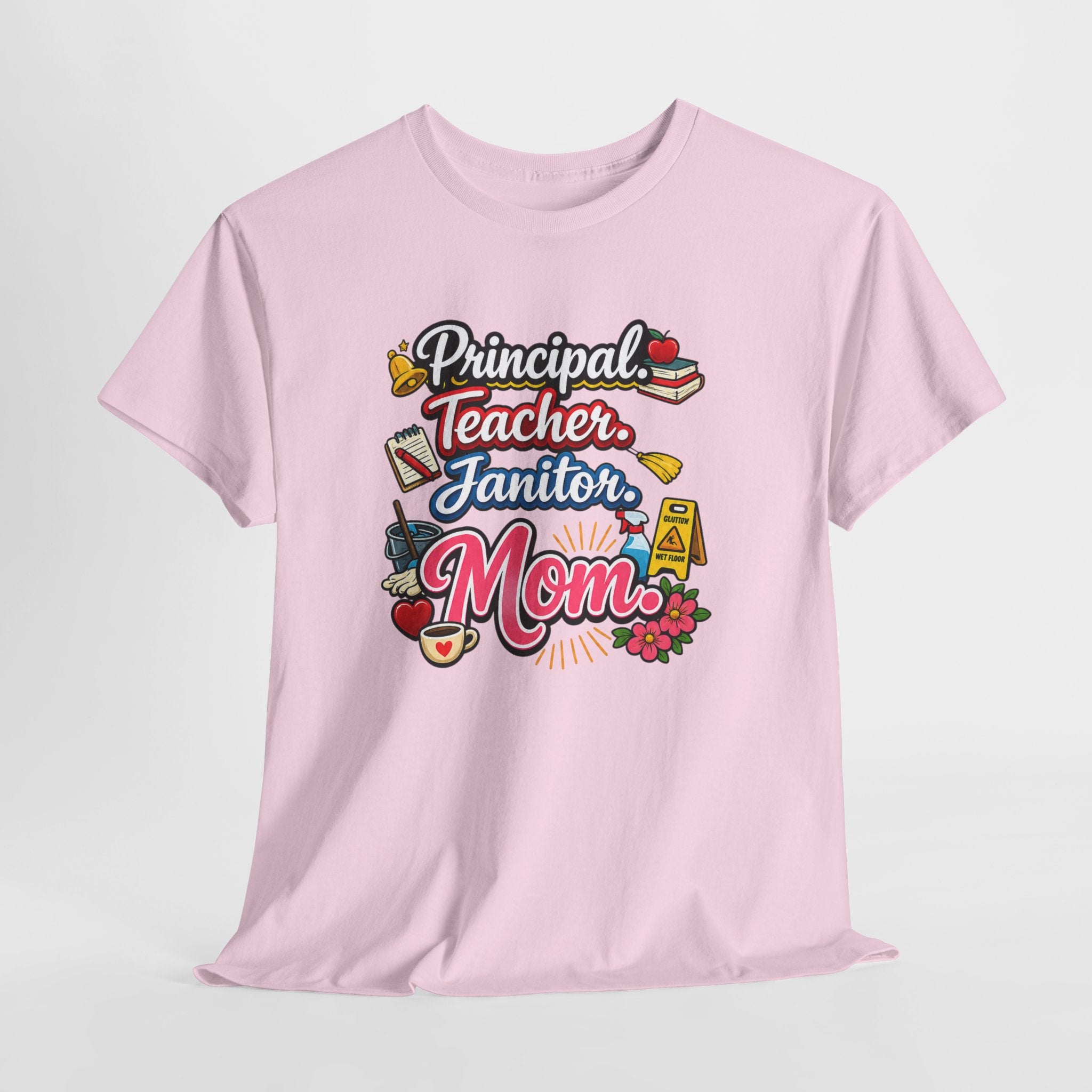 Homeschool Mom T-Shirt — 'Homeschooling Mom Who Does It All'