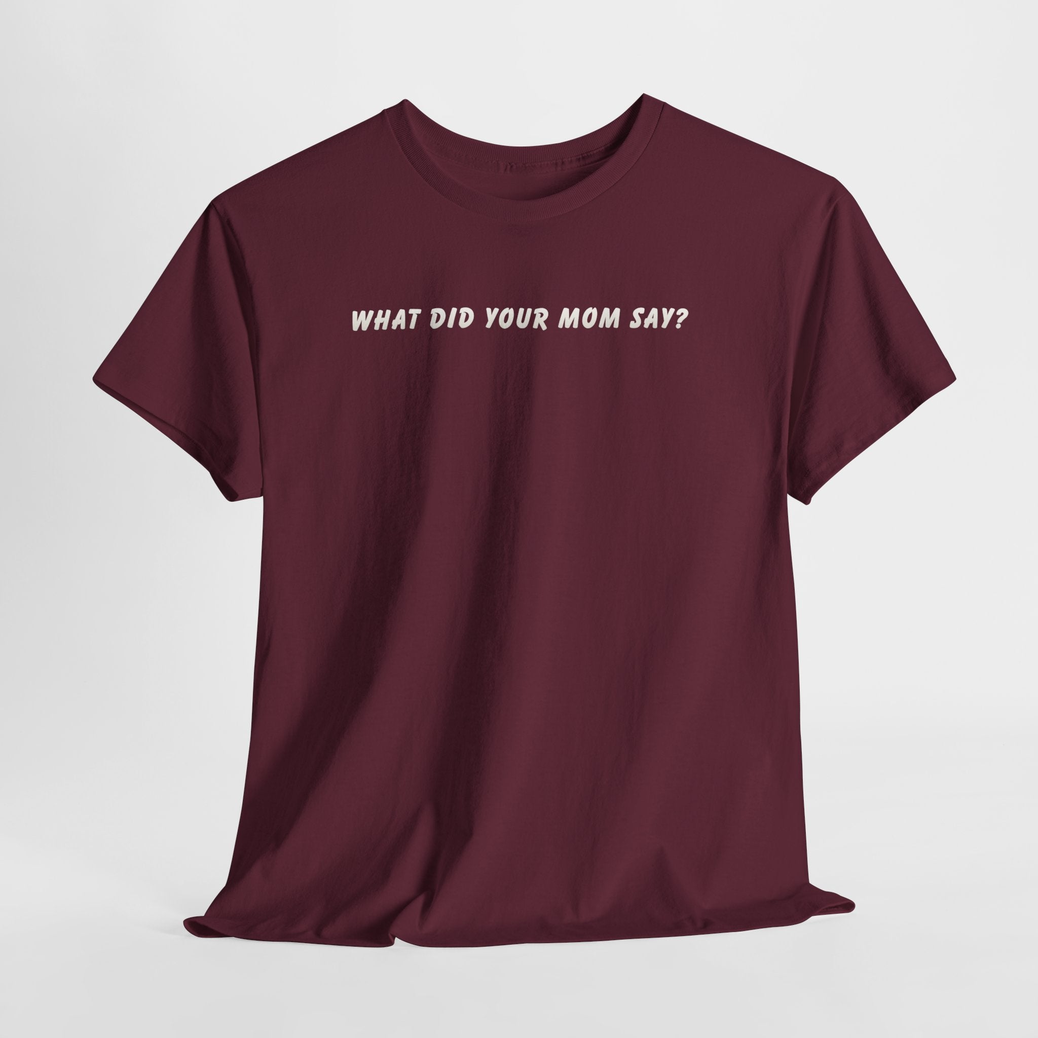Dad T‑Shirt "What Did Your Mom Say?" — Funny Fatherhood Tee for Dads