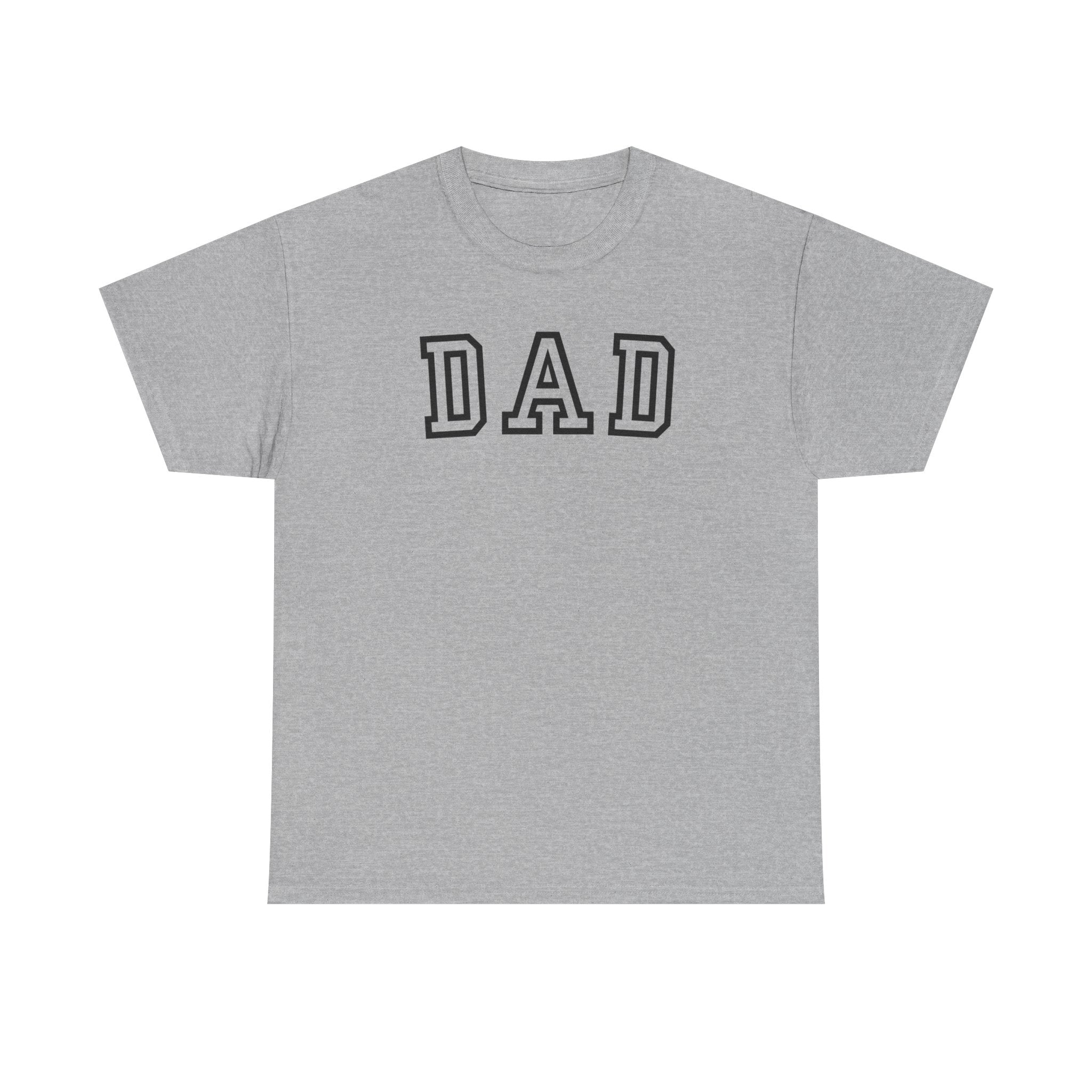 Dad Varsity Tee — Classic Lettering Father's Day T-Shirt