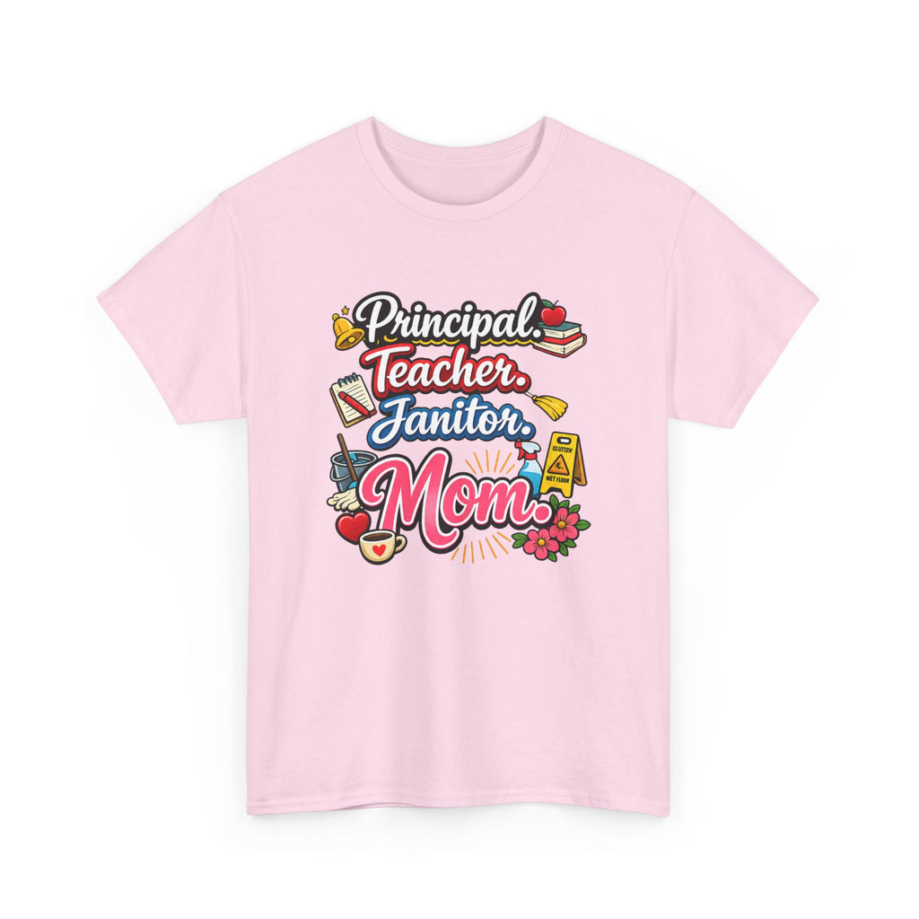 Homeschool Mom T-Shirt — 'Homeschooling Mom Who Does It All'