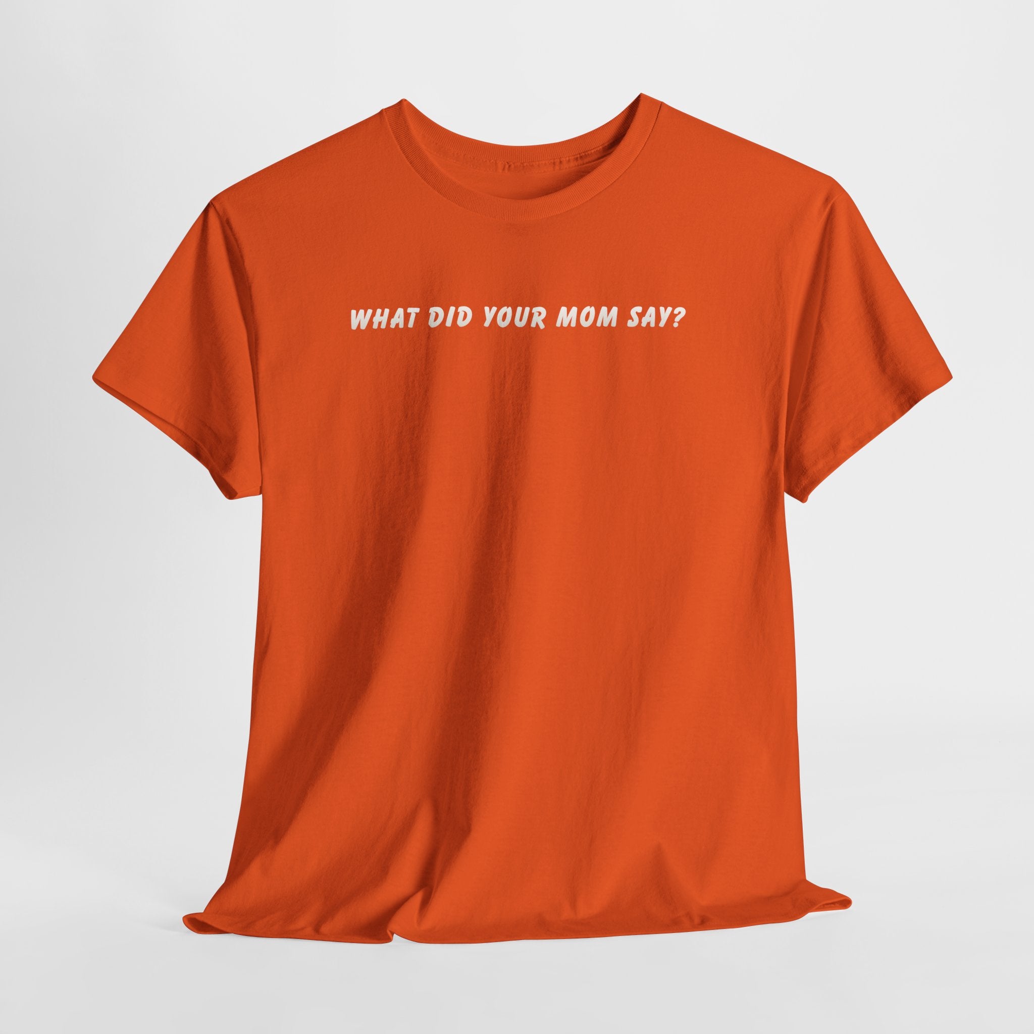 Dad T‑Shirt "What Did Your Mom Say?" — Funny Fatherhood Tee for Dads