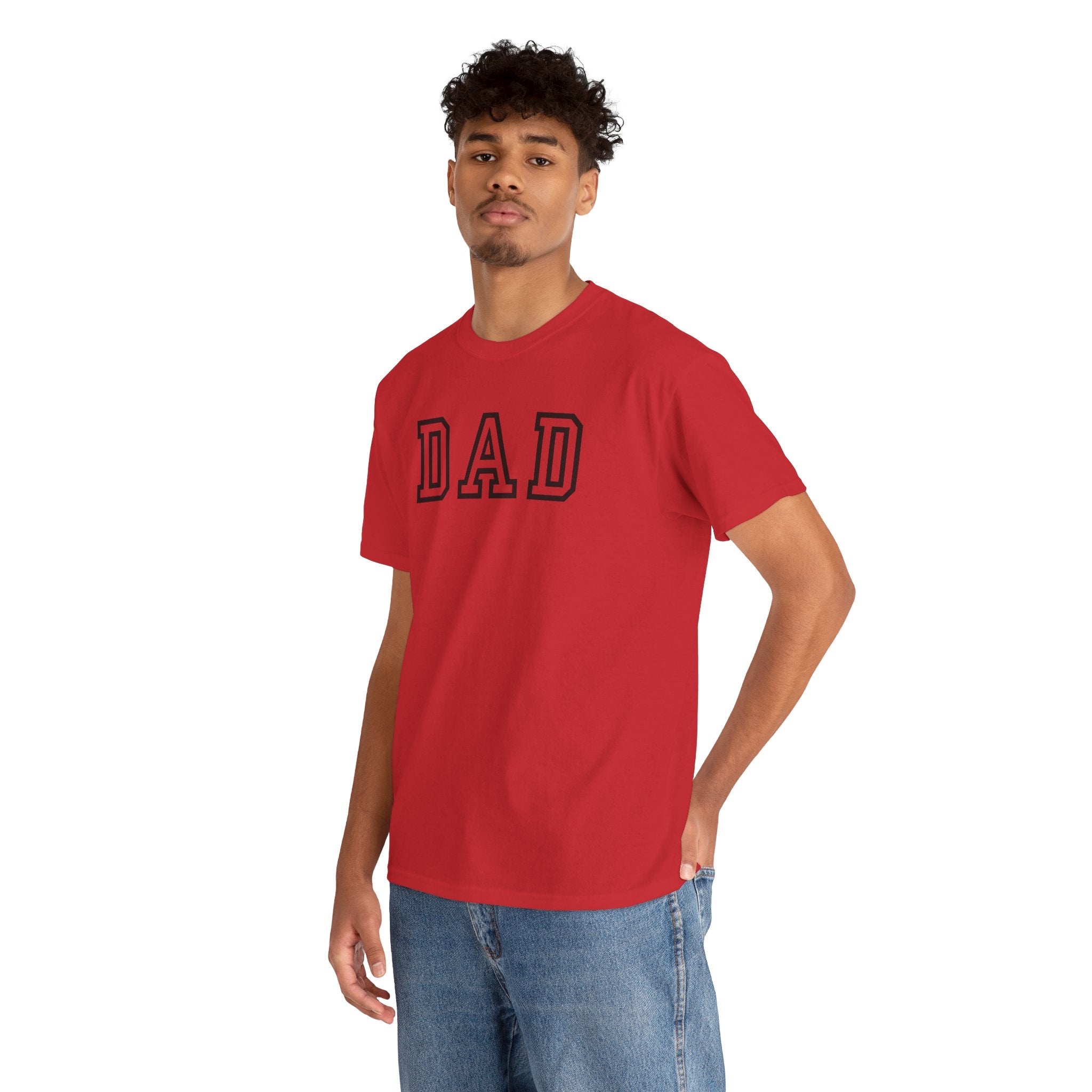 Dad Varsity Tee — Classic Lettering Father's Day T-Shirt