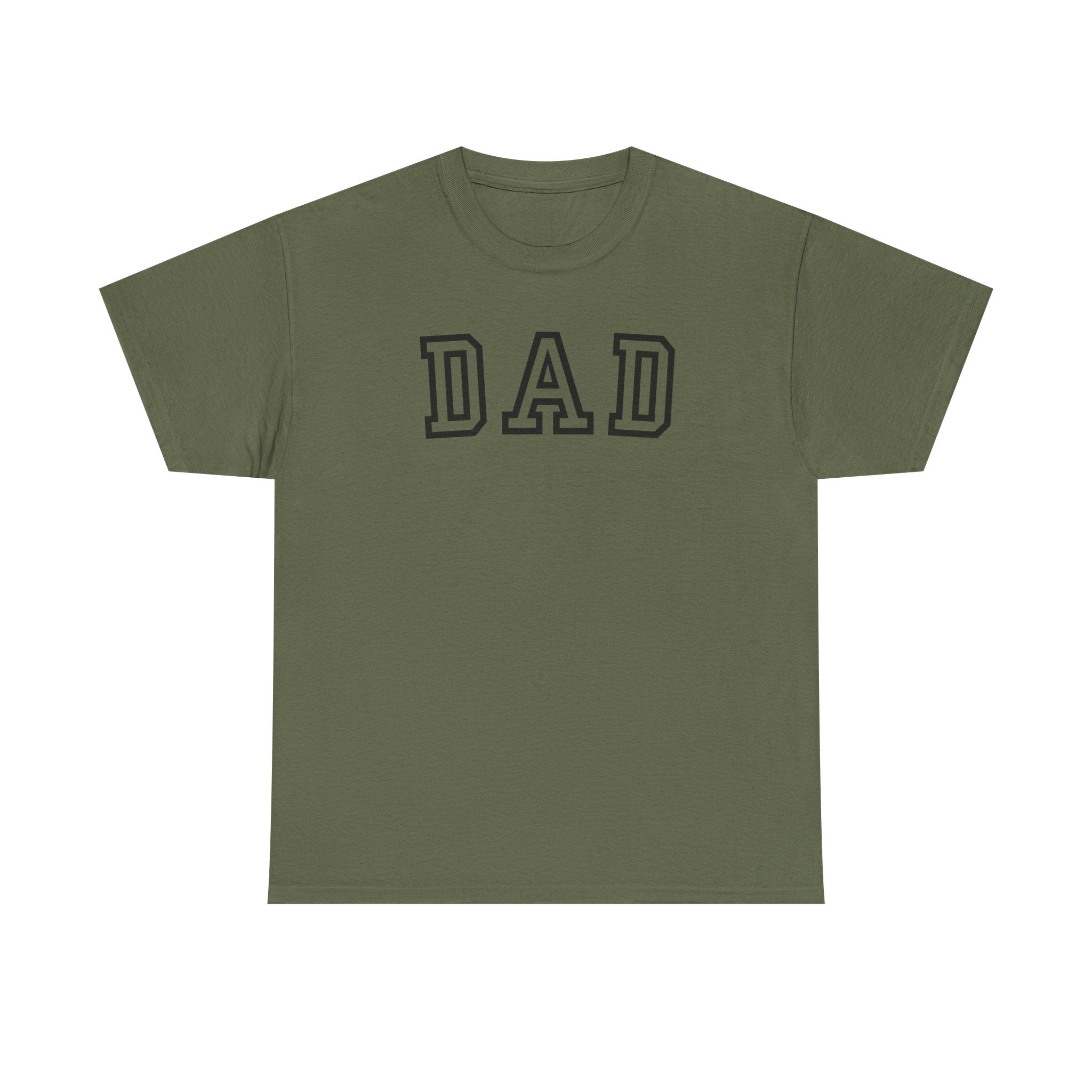 Dad Varsity Tee — Classic Lettering Father's Day T-Shirt