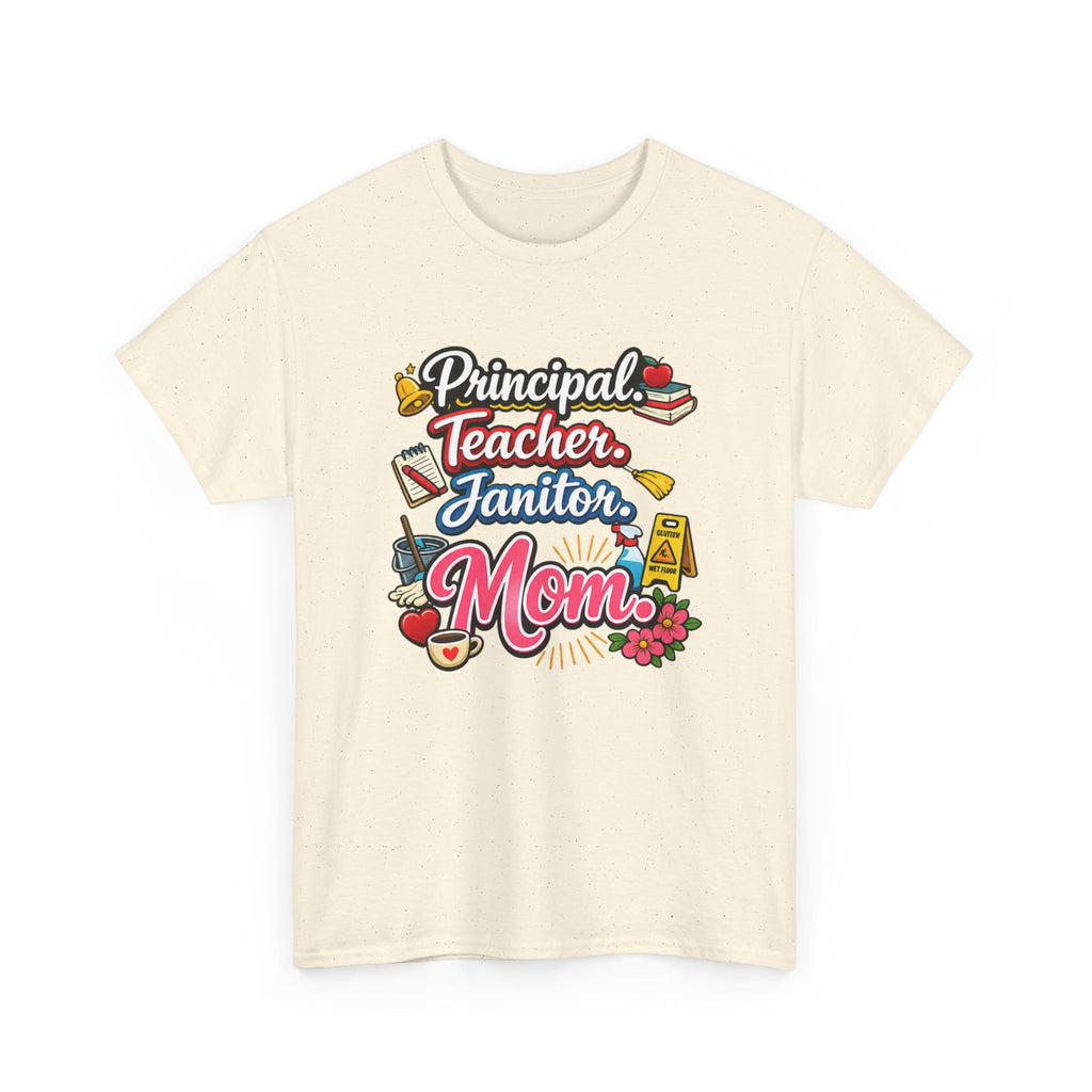Homeschool Mom T-Shirt — 'Homeschooling Mom Who Does It All'