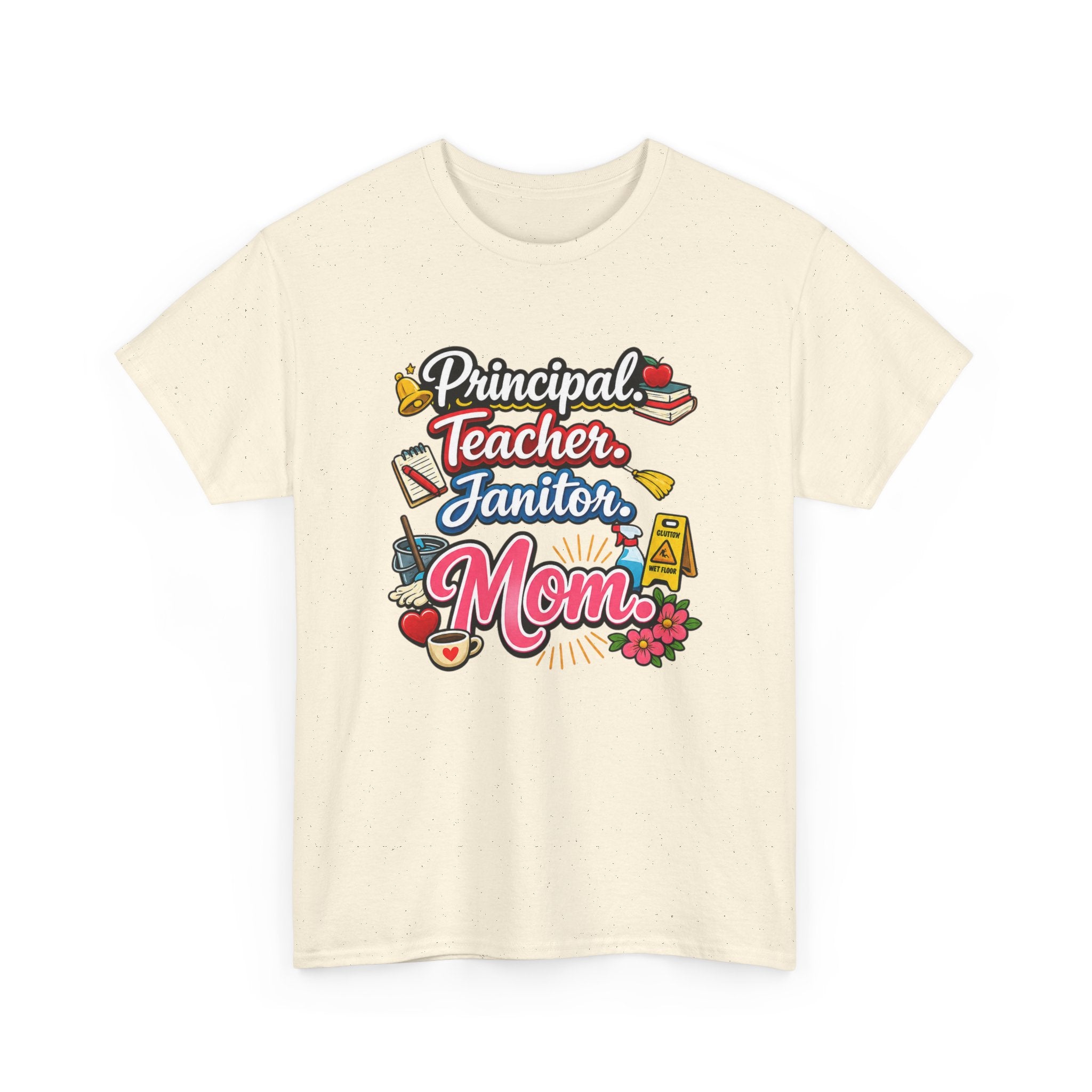 Homeschool Mom T-Shirt — 'Homeschooling Mom Who Does It All'