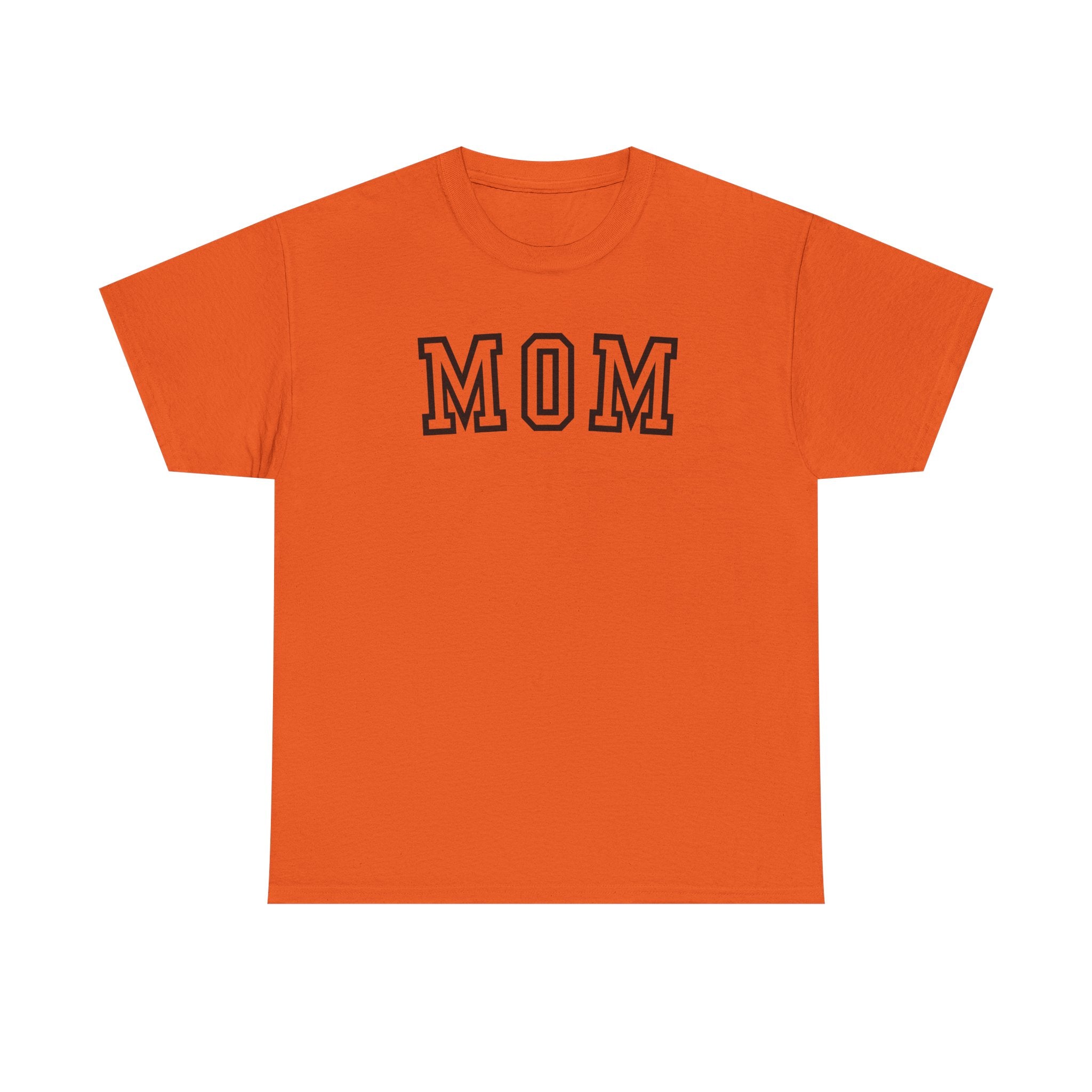 Mom Letterman T‑Shirt — Classic Collegiate 'MOM' Tee for Mother's Day & Everyday