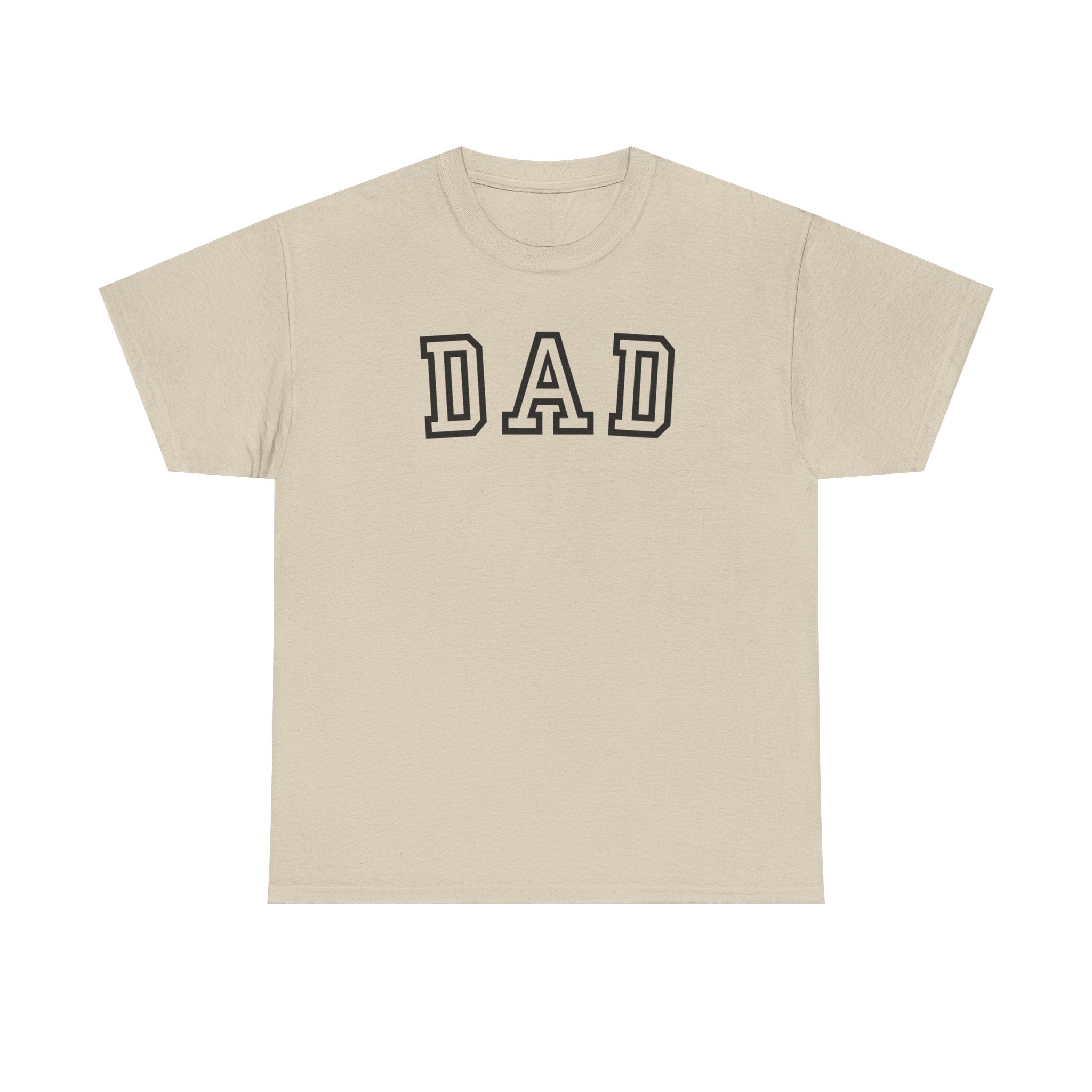 Dad Varsity Tee — Classic Lettering Father's Day T-Shirt