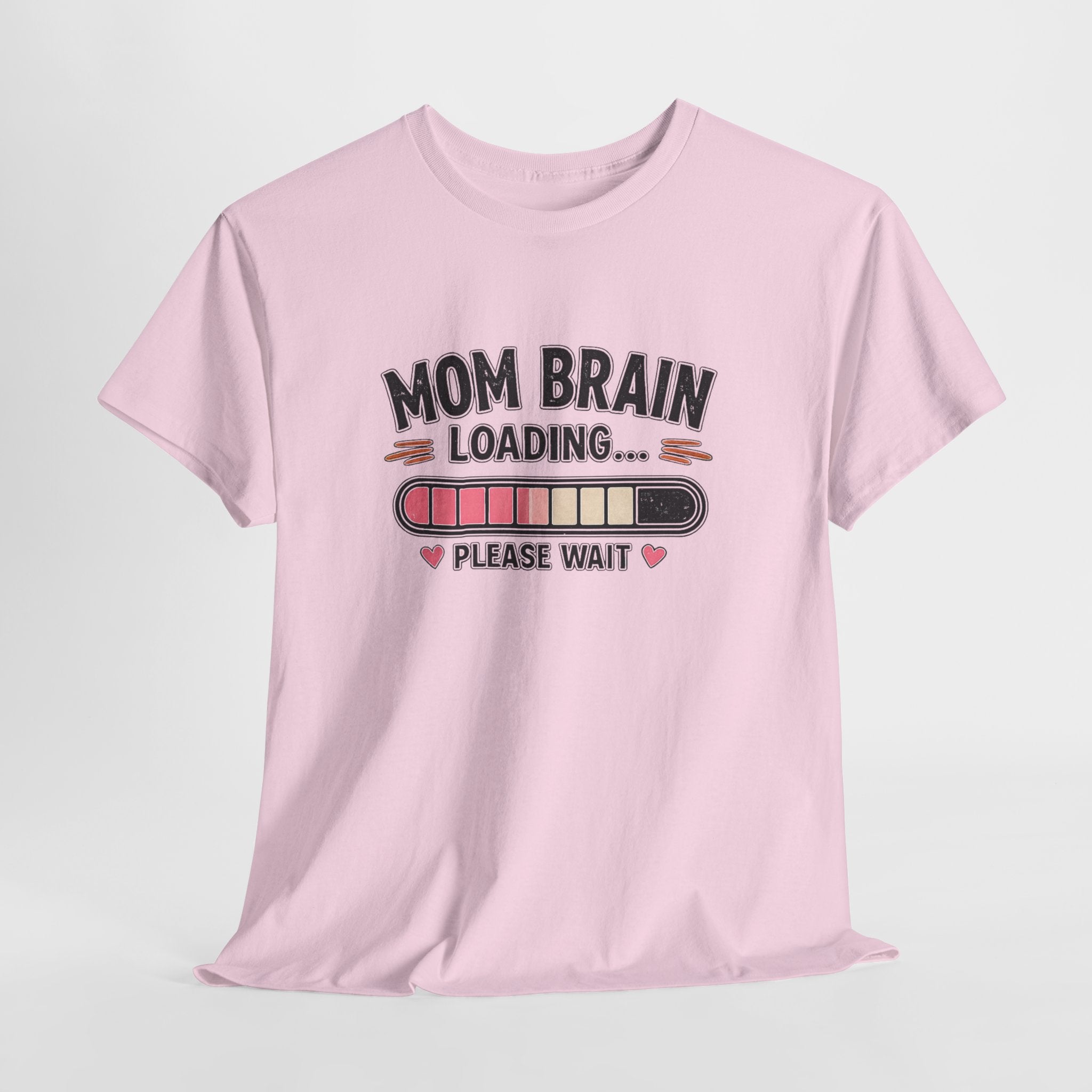 Mom Brain Loading T-Shirt — Funny Mom Life Tee (Please Wait)