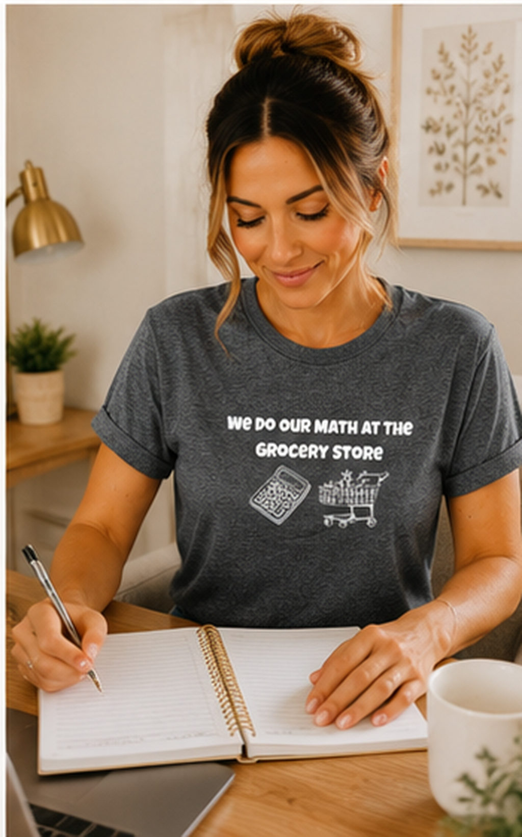 We Do Our Math At The Grocery Store T-Shirt | Funny Grocery Math Tee
