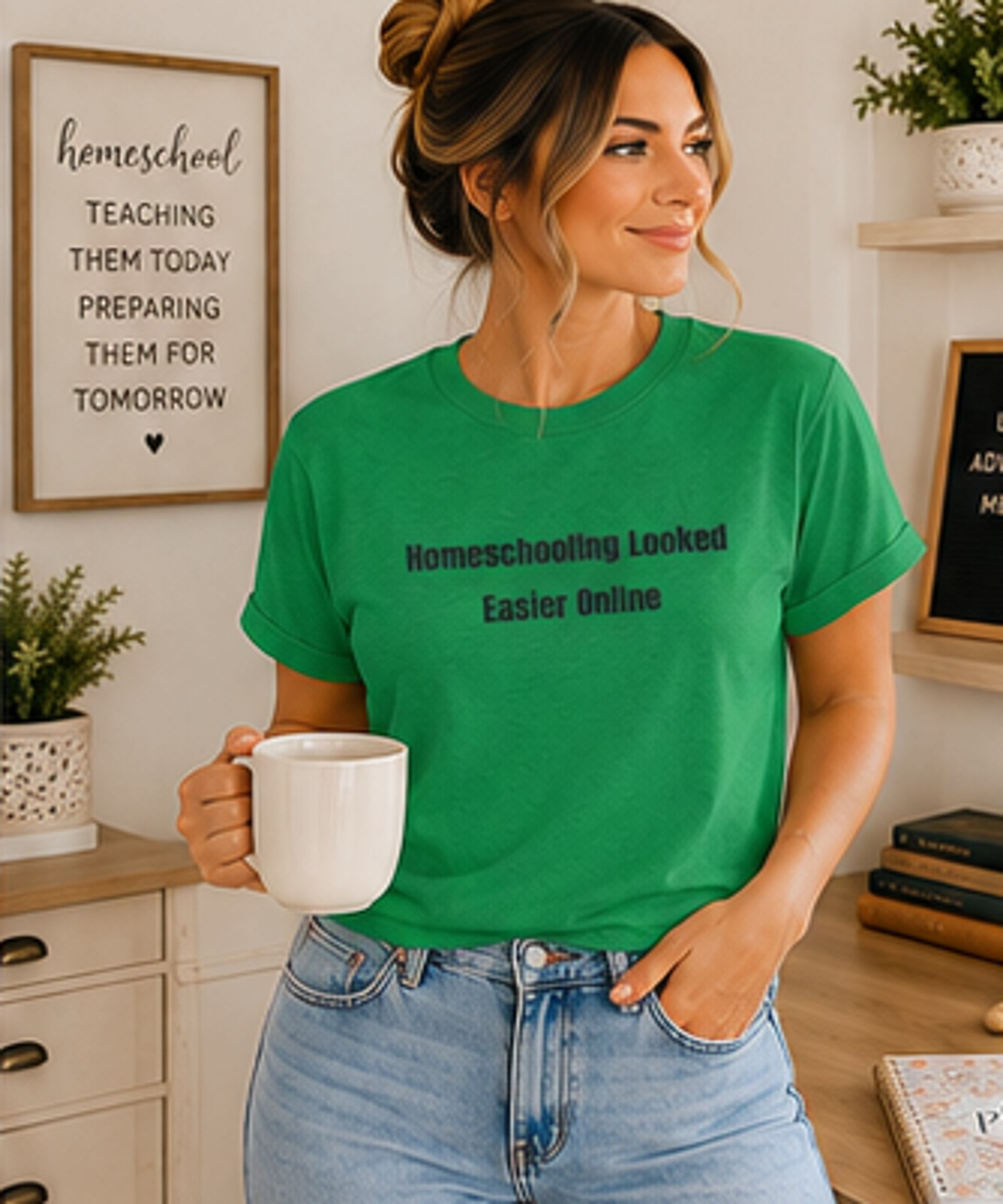 Homeschooling Looked Easier Online T-Shirt | Funny Homeschool Mom Tee
