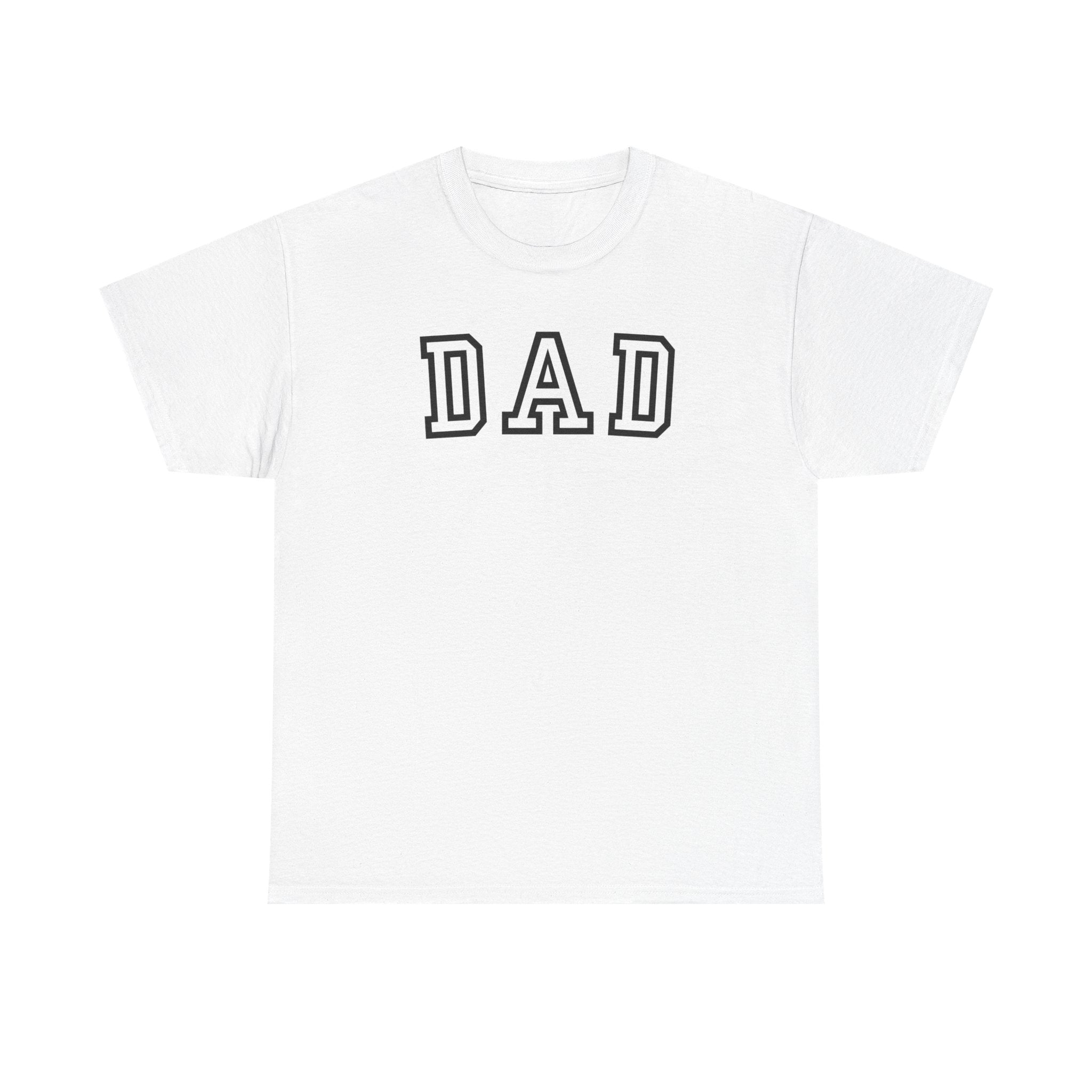 Dad Varsity Tee — Classic Lettering Father's Day T-Shirt