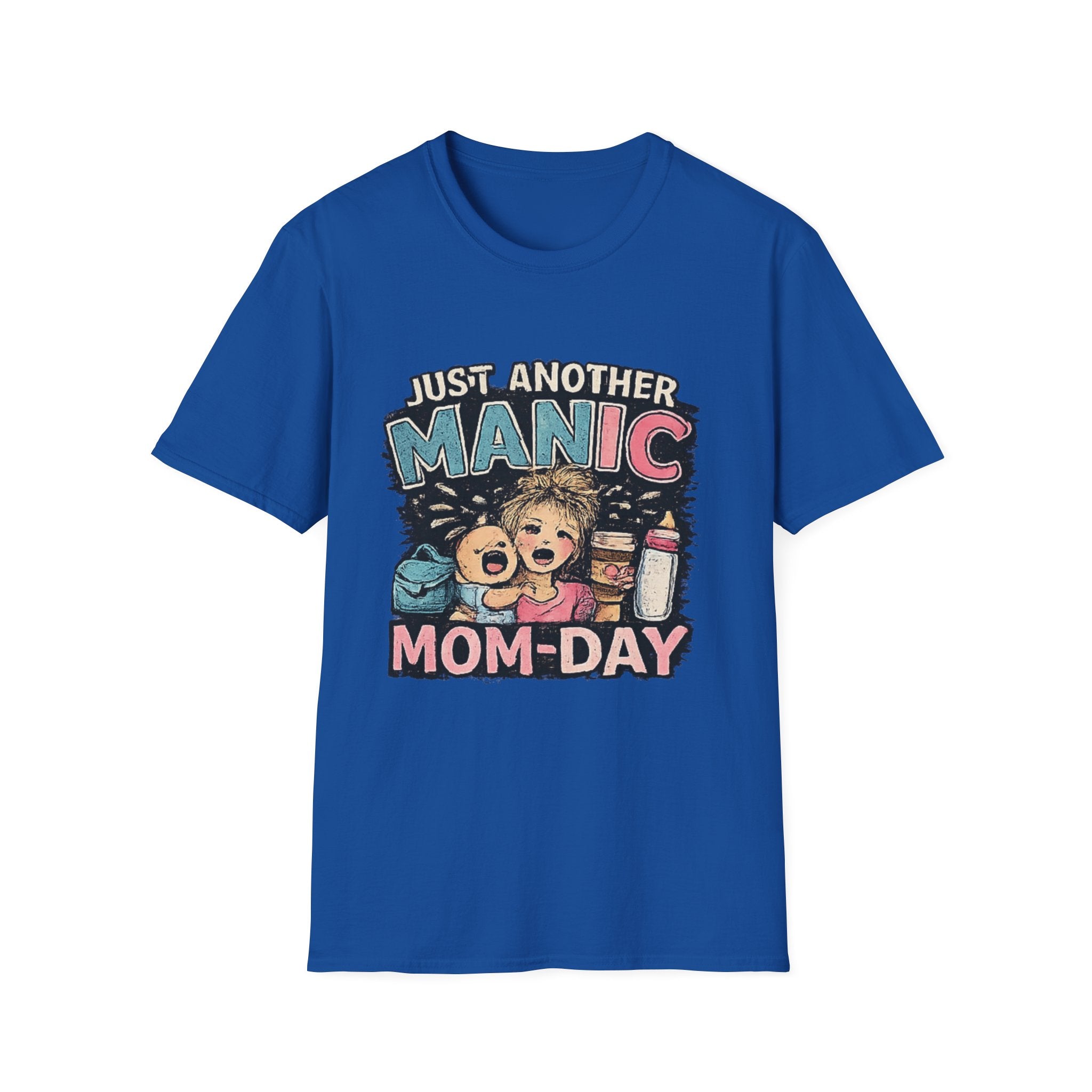 Just Another Manic Mom-Day T-Shirt — Funny Mom Life Graphic Tee