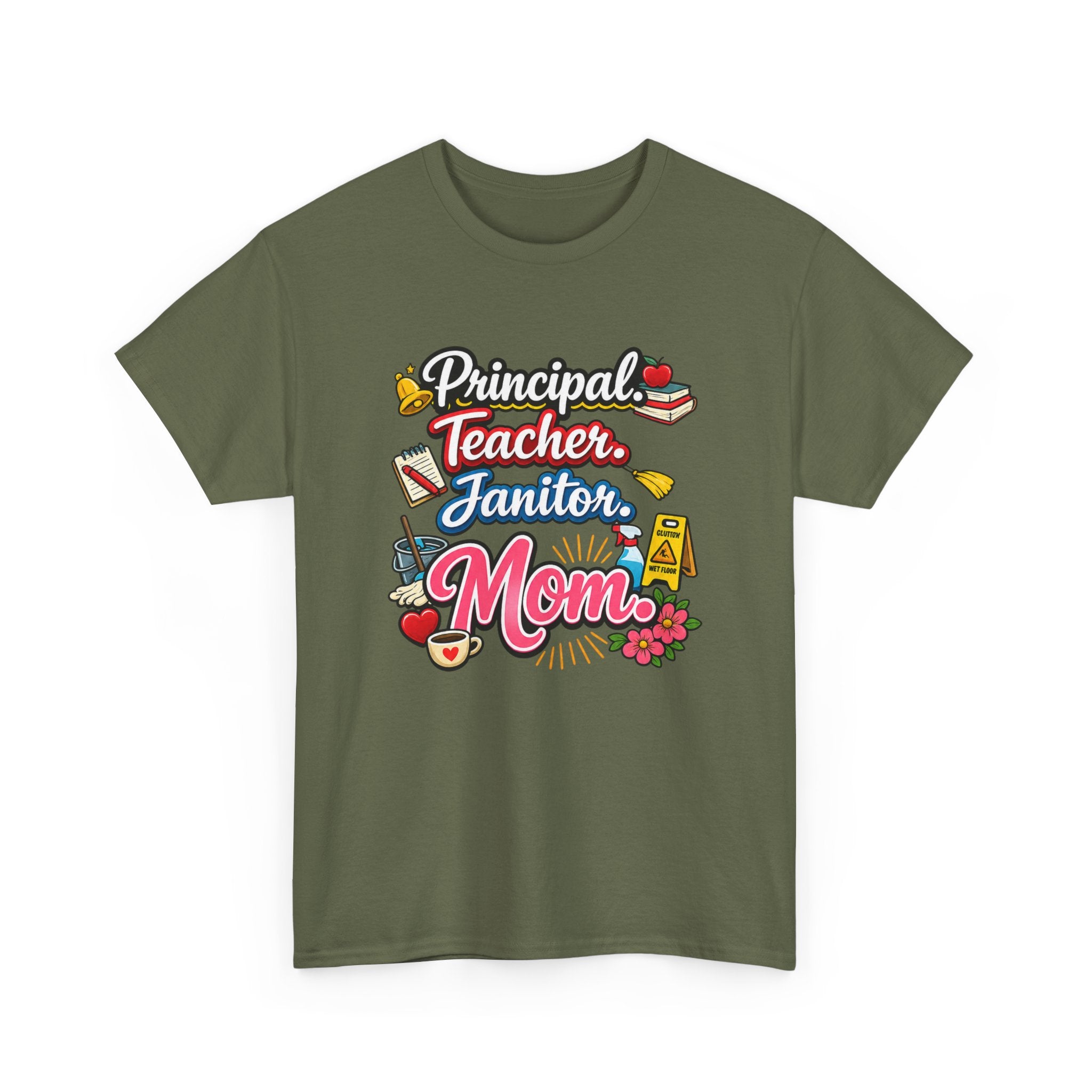 Homeschool Mom T-Shirt — 'Homeschooling Mom Who Does It All'