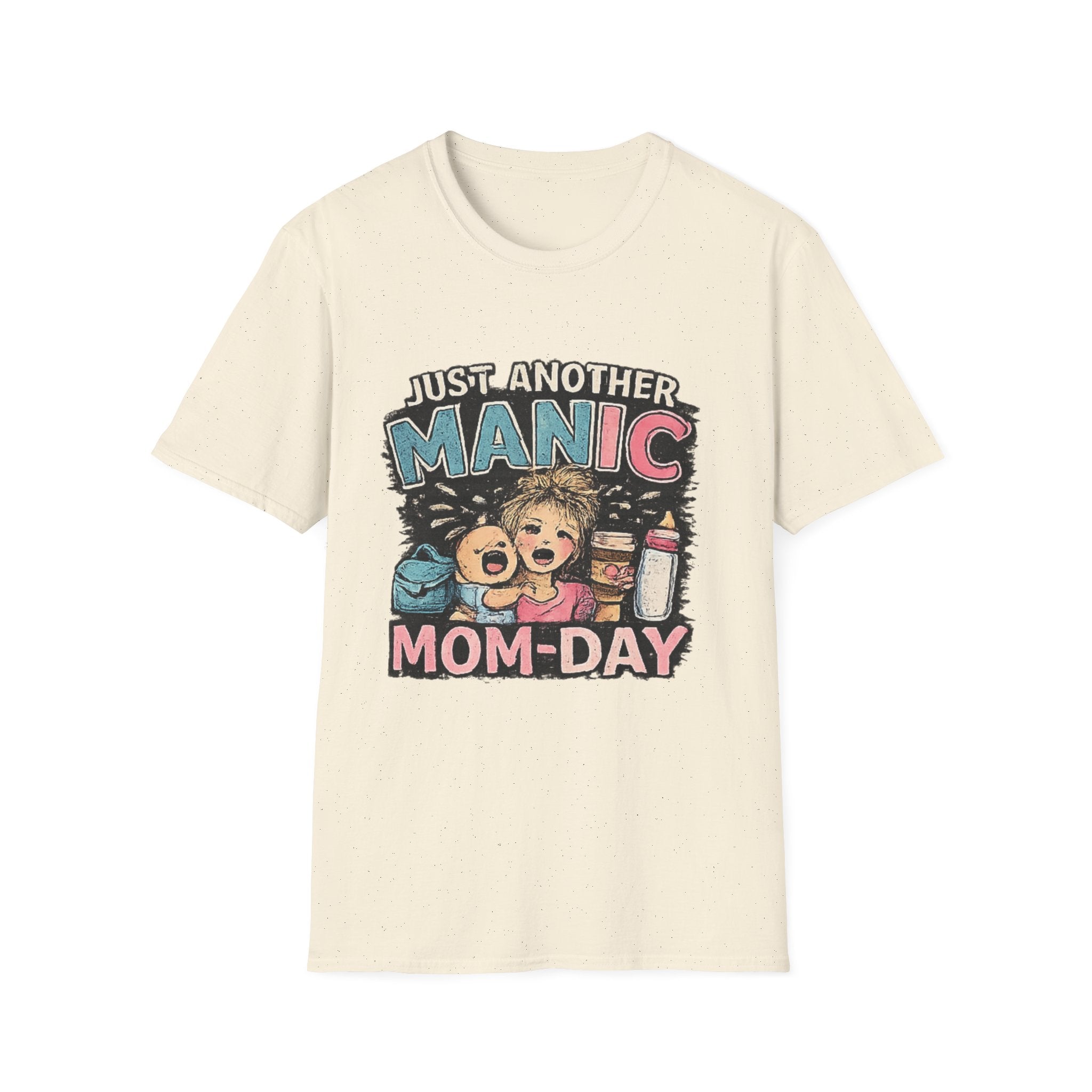 Just Another Manic Mom-Day T-Shirt — Funny Mom Life Graphic Tee