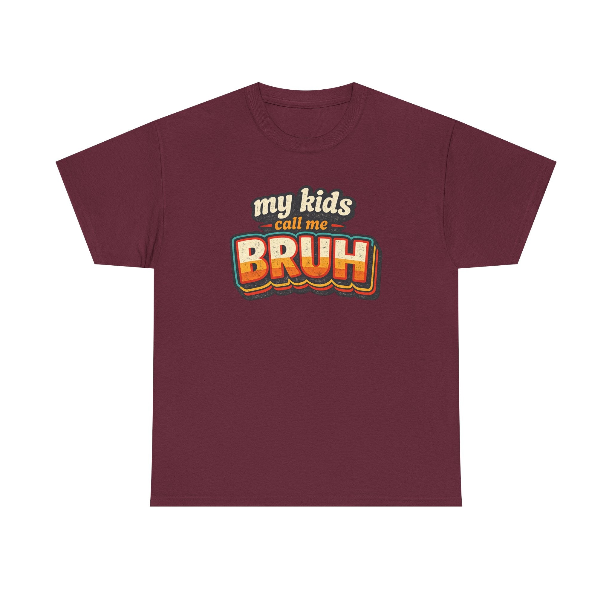 Bruh Dad T-Shirt – "My Kids Call Me BRUH" Retro Graphic Tee
