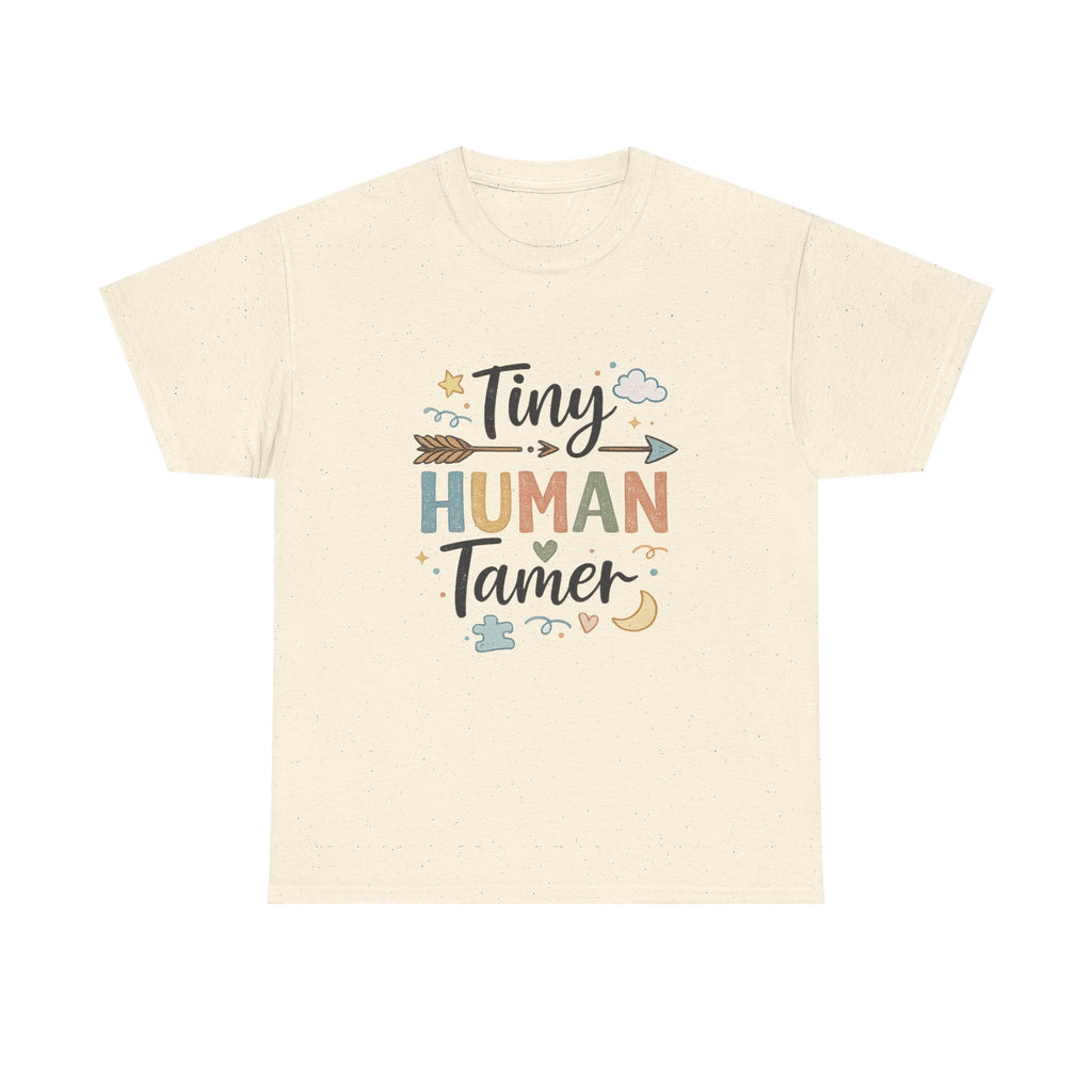 Tiny Human Tamer Mom T-Shirt — Funny Single Mom Momlife Tee