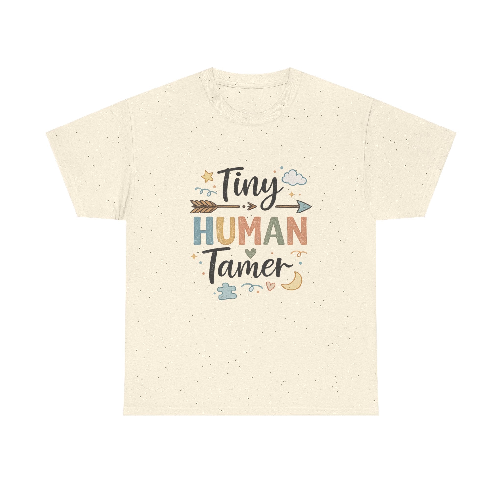 Tiny Human Tamer Mom T-Shirt — Funny Single Mom Momlife Tee