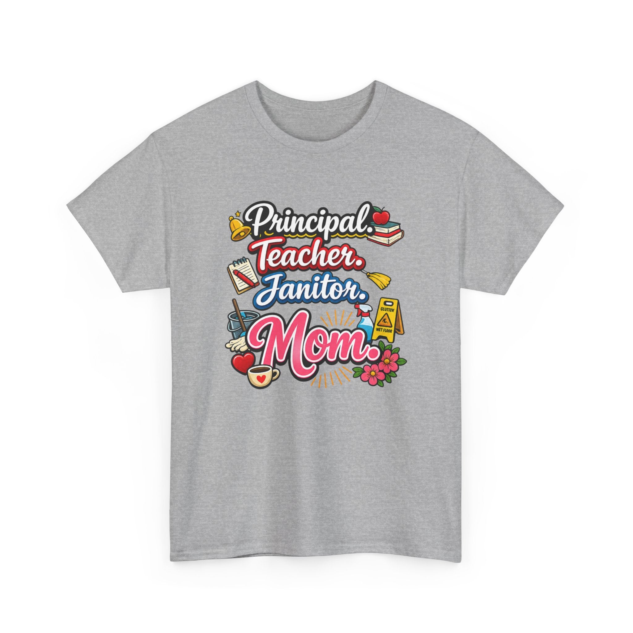 Homeschool Mom T-Shirt — 'Homeschooling Mom Who Does It All'