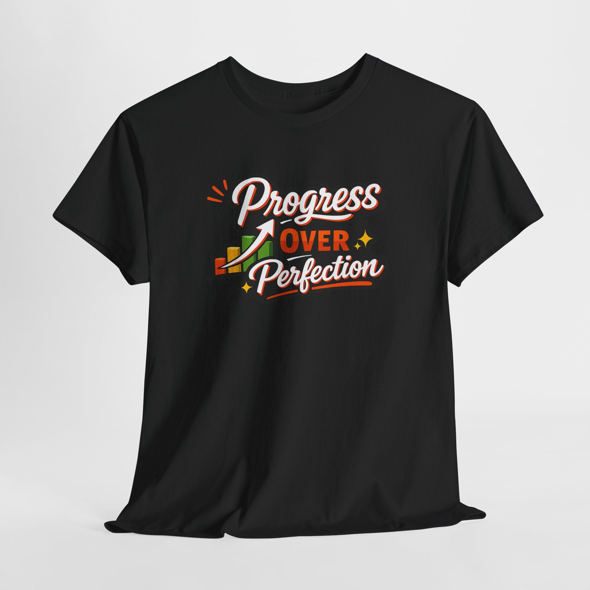 Progress Over Perfection Tee — "Progress Over Progression" Motivational T-Shirt