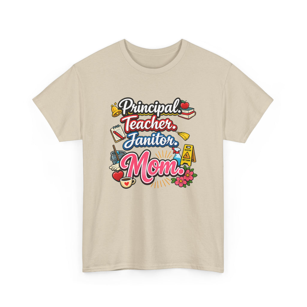 Homeschool Mom T-Shirt — 'Homeschooling Mom Who Does It All'