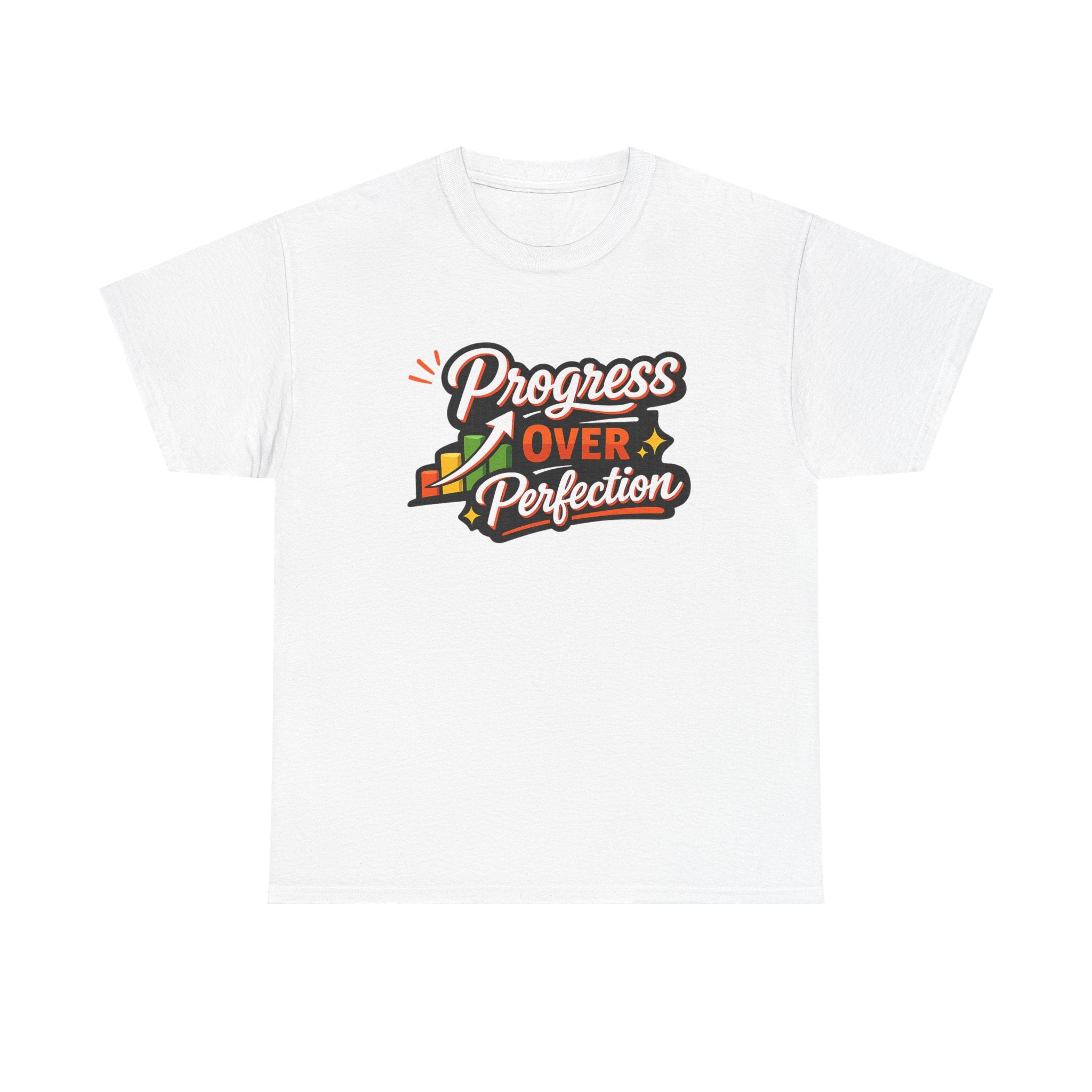 Progress Over Perfection Tee — "Progress Over Progression" Motivational T-Shirt