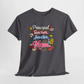 Homeschool Mom T-Shirt — 'Homeschooling Mom Who Does It All'