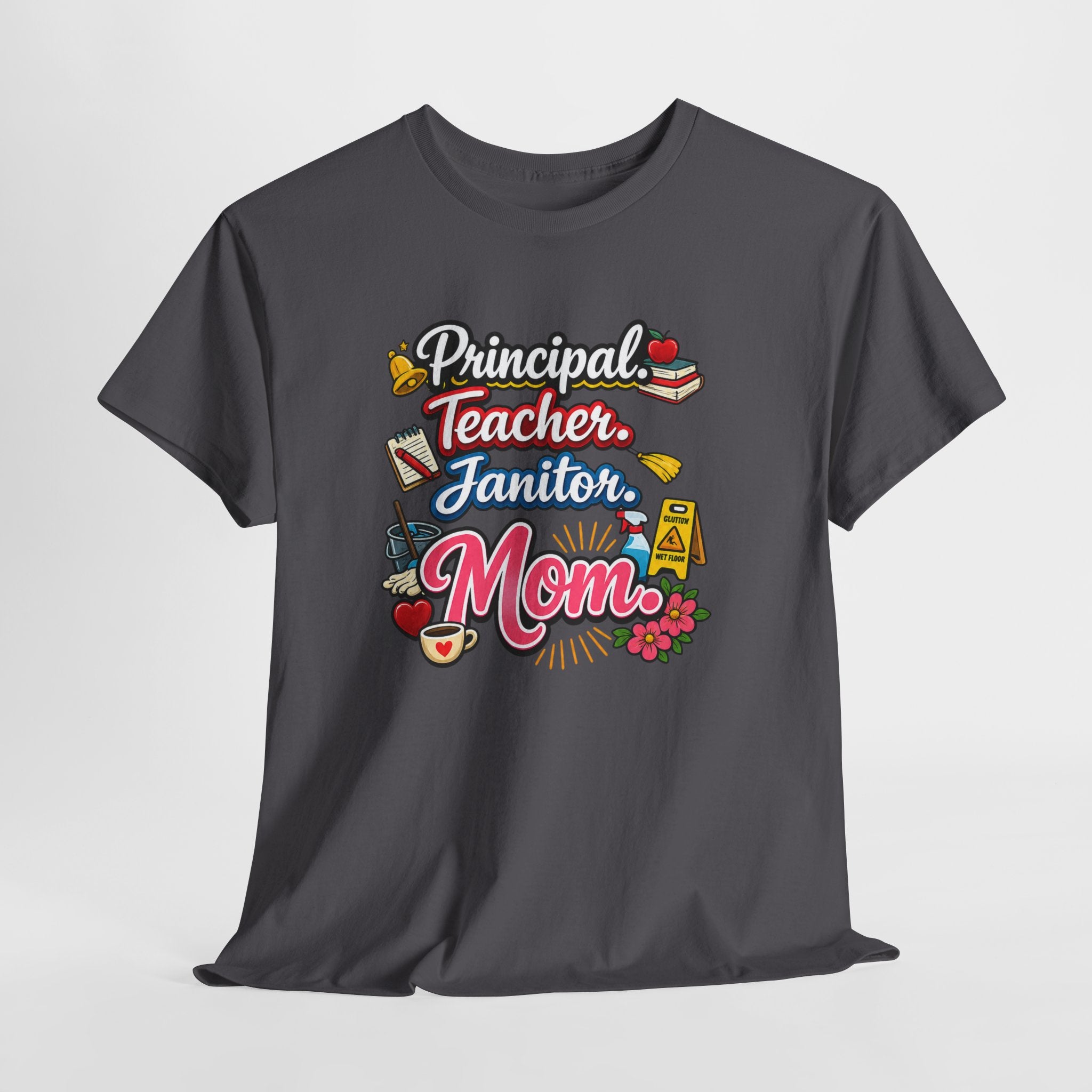 Homeschool Mom T-Shirt — 'Homeschooling Mom Who Does It All'