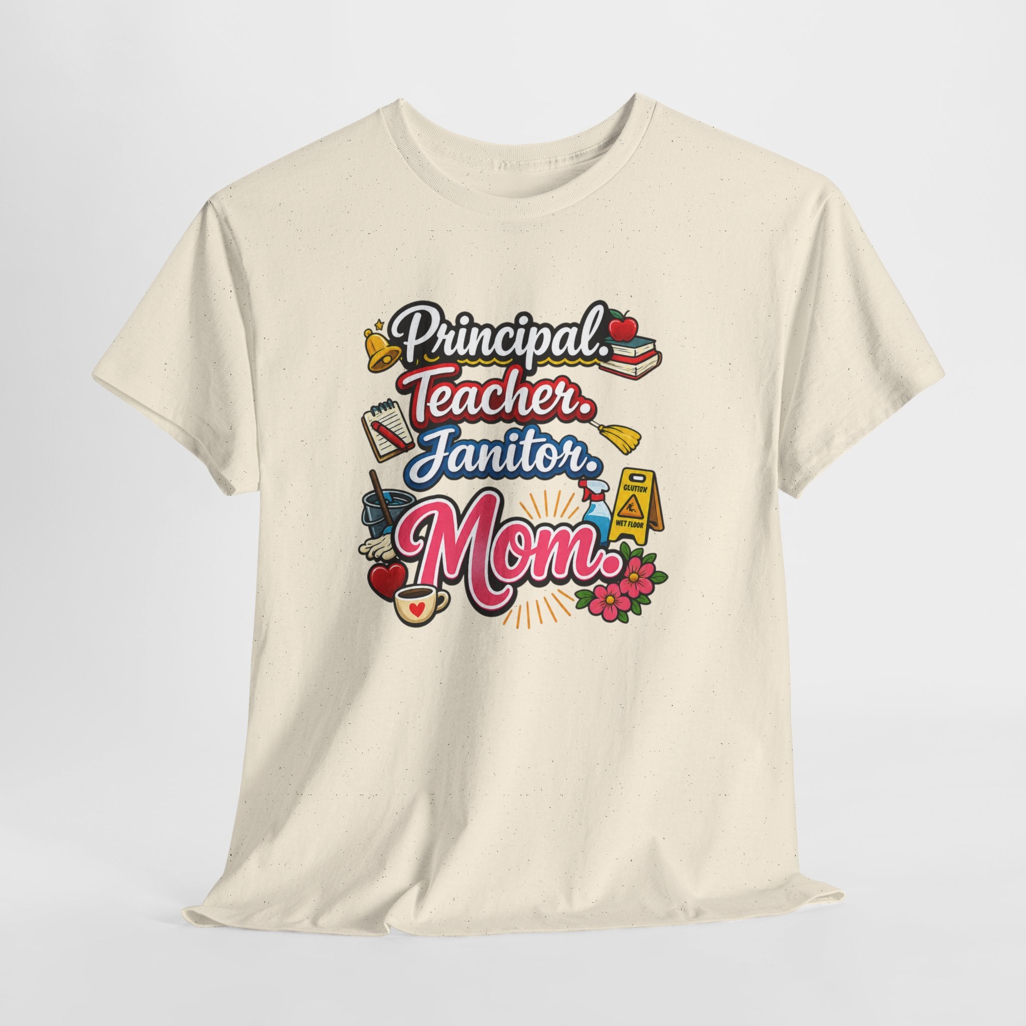 Homeschool Mom T-Shirt — 'Homeschooling Mom Who Does It All'